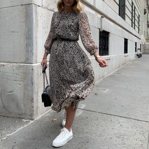 Zara printed dress